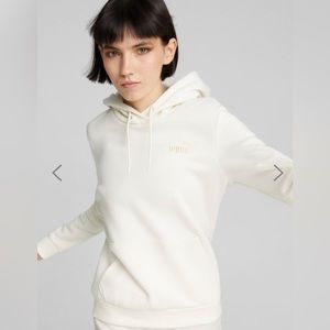 PUMA Cream Hooded sweatshirts Size Small NWT